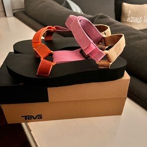 Teva Midform Universal Sandals Pink Metallic Multi 9